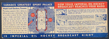 Load image into Gallery viewer, 1937-38 Imperial Oil NHL Pocket Schedule Vintage Hockey Sports Calendar
