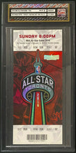 Load image into Gallery viewer, 2016 NBA All-Star Game Toronto Full Ticket Kobe Bryant Last Appearance Graded 8
