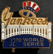 1978 New York Yankees 27th World Series Win Munson + Jackson Press Pin Baseball