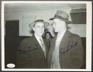 Ted Lindsay & Gordie Howe Signed NHL Detroit Red Wings Photo Autographed HOF JSA