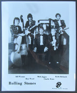 Circa 1990 Rare Rolling Stones Vintage Publicity Photo In Cheesy Outfits Jackets