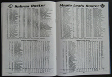 Load image into Gallery viewer, 1999 NHL Eastern Conference Finals Program + Press Notes Buffalo vs Toronto

