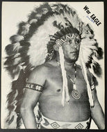 Vintage Wrestling Promotional Photo Pro Wrestler War Eagle Vtg