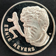 1972 Ernie Nevers Pro Football Hall Of Fame Medal Franklin Mint 1 Troy Oz NFL