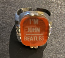 Load image into Gallery viewer, 1964 The Beatles Vari-Vue Flicker Rings John Paul George Ringo Vintage Music
