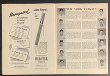 Load image into Gallery viewer, 1947 World Series Baseball Program Ebbets Field New York Yankees vs Dodgers MLB
