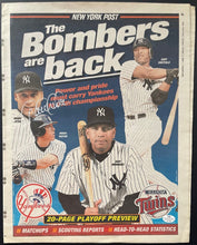 Load image into Gallery viewer, 2004 Derek Jeter Autographed New York Post Newspaper Cover Signed MLB VSA COA
