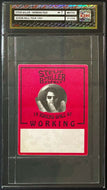1997 Steve Miller Band Jokers Ball Tour Working Pass For Crew NM 7 iCert Vintage