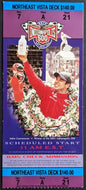 2002 Indy 500 Racing Full Ticket Helio Castroneves Indianapolis Motor Speedway