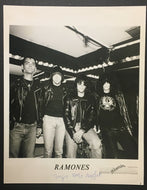 1988 The Ramones Pioneer Punk Band Vintage Studio Photo Premier Records 8 x 10