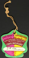 1945 Vintage Ontario Horse Racing Season Pass Long Branch + Dufferin Park Races