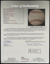 Load image into Gallery viewer, 2001 Mariano Rivera Autographed Ceremonial First Pitch Baseball Signed JSA
