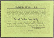 Load image into Gallery viewer, 1953 Kentucky Derby Admission Ticket Churchill Downs Dark Star Winning Horse
