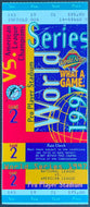 1997 World Series Game 2 Full Ticket Florida Marlins Cleveland Indians MLB