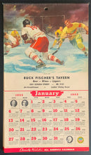 Load image into Gallery viewer, 1951 Christy Walsh&#39;s All America Calendar Sports / Athlete Photos 12 Months NHL
