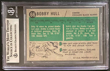 Load image into Gallery viewer, 1958-59 Topps Hockey #66 Bobby Hull Rookie Card Signed Autographed RC Beckett
