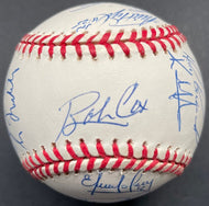 1999 Cleveland Indians Team Autographed Signed Baseball AL Central Champs JSA