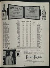 Load image into Gallery viewer, 1963 NFL Championship Program Chicago Bears Wrigley Field New York Giants VTG
