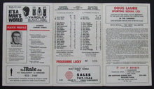 Load image into Gallery viewer, 1971 Maple Leaf Gardens OHA Major Jr A Program Toronto vs Hamilton Red Wings
