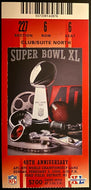 2006 NFL Football Super Bowl XL Ticket Pittsburgh Steelers Beat Seattle Seahawks