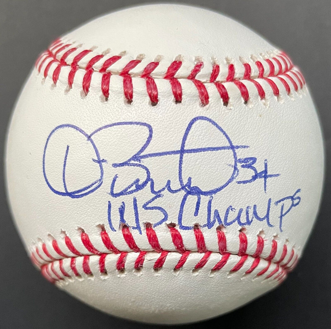 Dave Stewart Autographed OMLB Baseball Signed Frozen Pond Oakland Athletics