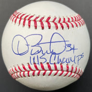Dave Stewart Autographed OMLB Baseball Signed Frozen Pond Oakland Athletics
