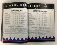 Load image into Gallery viewer, 1995 Toronto Raptors 1st Game Ever Program Mint Condition NBA Basketball
