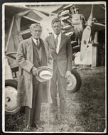 1927 Charles Lindbergh Arrives in France Original Type 1 Vintage Photo LOA