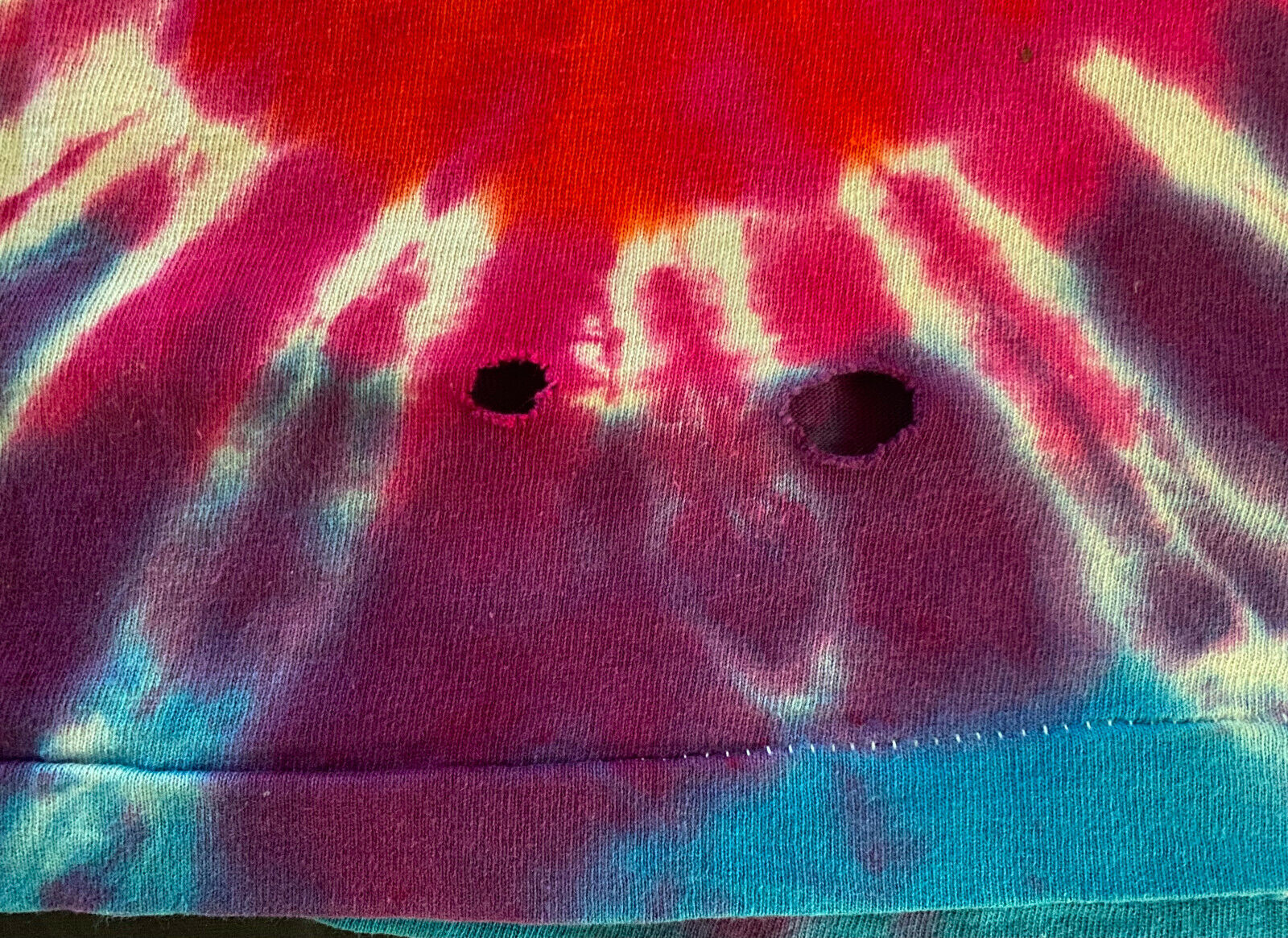 Vintage 1990 Grateful Dead T Shirt Tie Dye Space Your Face