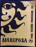 1969 Mariposa Concert Program Folk Festival Joan Baez Joni Mitchell Performers