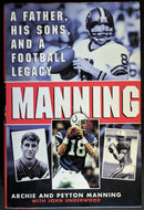 Archie Manning Autographed Signed Manning Autobiography Book NFL Football