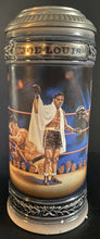 Load image into Gallery viewer, 1991 Vintage Anheuser Busch Budweiser Joe Louis Sports Legend Stein COA
