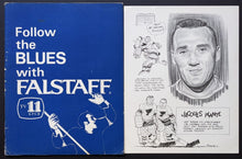 Load image into Gallery viewer, 1969 Full Set of 30 St. Louis Blues Promotional Prints Falstaff Beer NHL VTG

