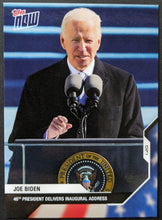 Load image into Gallery viewer, Biden Election Topps Now Cards x14 Trump Biden Debate Inauguration Day 2020
