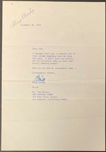 Load image into Gallery viewer, BING CROSBY Autograph Letter On Personal Letterhead &amp; Postcard Vintage Movie
