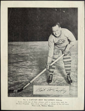 Load image into Gallery viewer, 1931-32 Philadelphia Arrows Can-Am Hockey League Photo Insert Bert McCaffrey
