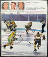 1972-1973 Bobby Orr Hockey Action Replay Walt McKechnie NHL Letraset Transfer #5