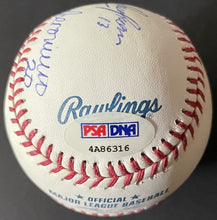 Load image into Gallery viewer, MLB Big Red Machine Multi Signed Baseball x8 Autographed Cincinnati Reds PSA LOA
