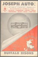 1959 War Memorial Stadium International League Baseball Program Buffalo Bisons
