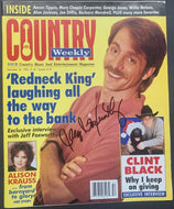 1995 Jeff Foxworthy Signed Country Weekly Magazine Stand-Up Comedy Autographed