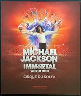 Michael Jackson Concert Program Immortal World Tour Cirque Du Soleil Theatrical
