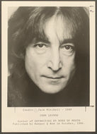 1980 John Lennon Portrait Of A Genius Photo Jack Mitchell Original Beatles LOA