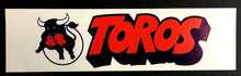 Load image into Gallery viewer, Toronto Toros Bumper Sticker Decal Vintage Hockey Advertising Car Auto Decal WHA
