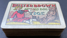 Load image into Gallery viewer, 1906 Buster Brown and his Tige Playing Cards Full Deck 52 Cards Comics Vintage
