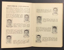 Load image into Gallery viewer, 1933-34 General Motors NHL Hockey Broadcast Guide Maroons / Maple Leafs Version
