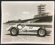 1961 Indianapolis 500 Racing Photo A J Foyt Champion On The Brickyard Vintage