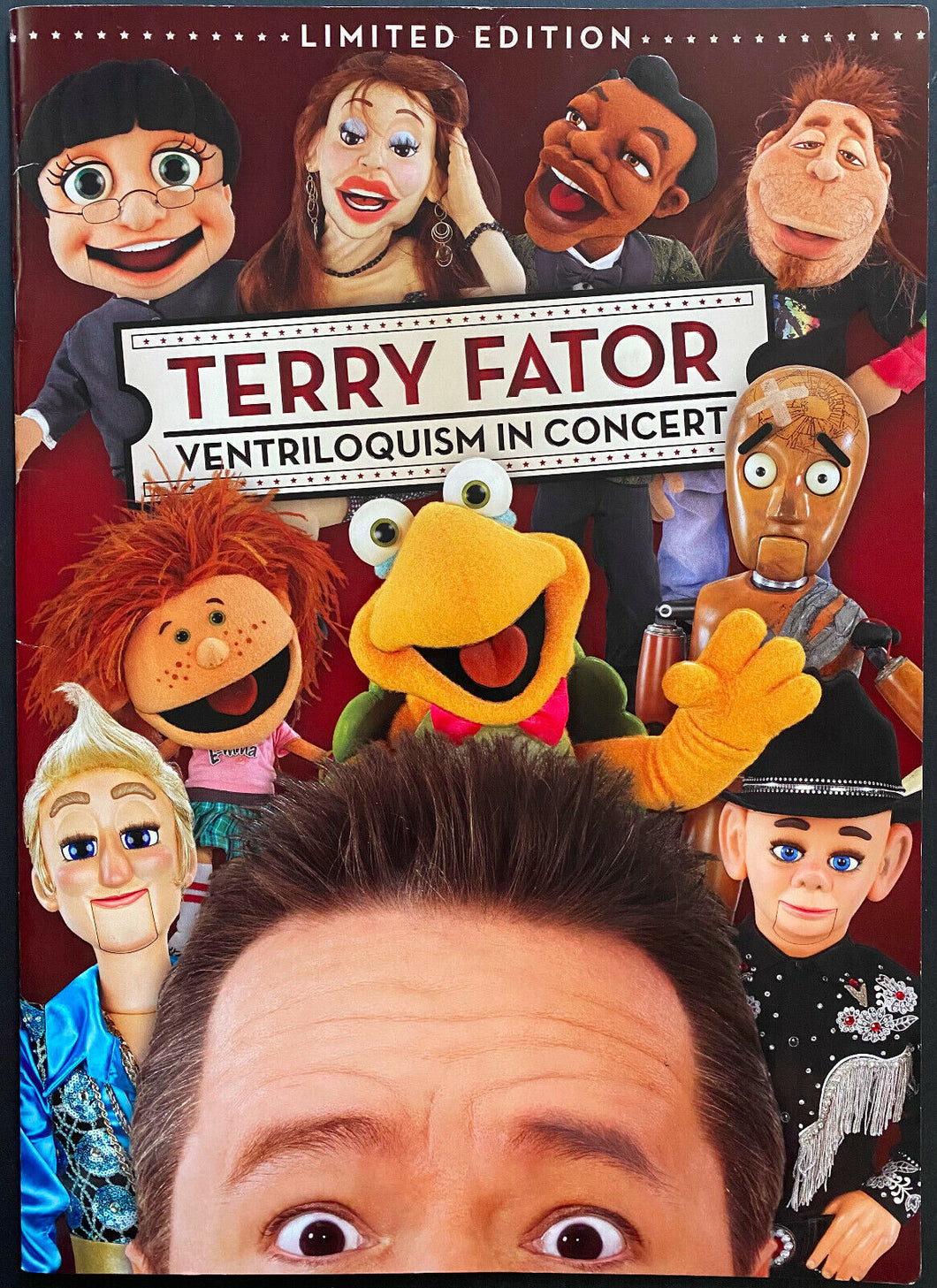 2011 Terry Fator Ventriloquism In Concert Official Program Mirage Las Vegas