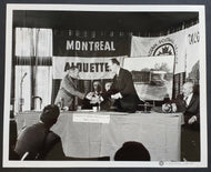 1970 Vintage CFL Grey Cup Press Conference Photo - Jake Gaudaur & Vic Copps 8x10