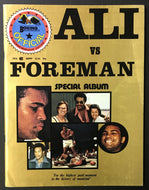 1974 Muhammad Ali vs George Foreman Boxing Special Album Vintage Program