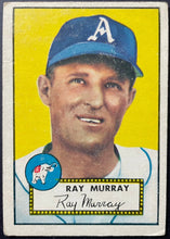 Load image into Gallery viewer, 1952 Topps Baseball #299 Ray Murray MLB Card Philadelphia Athletics 5th Series
